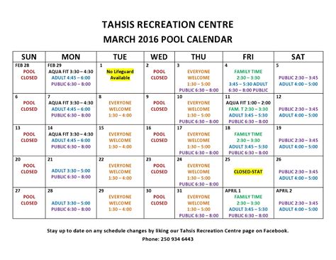 ottawa public swimming schedule.